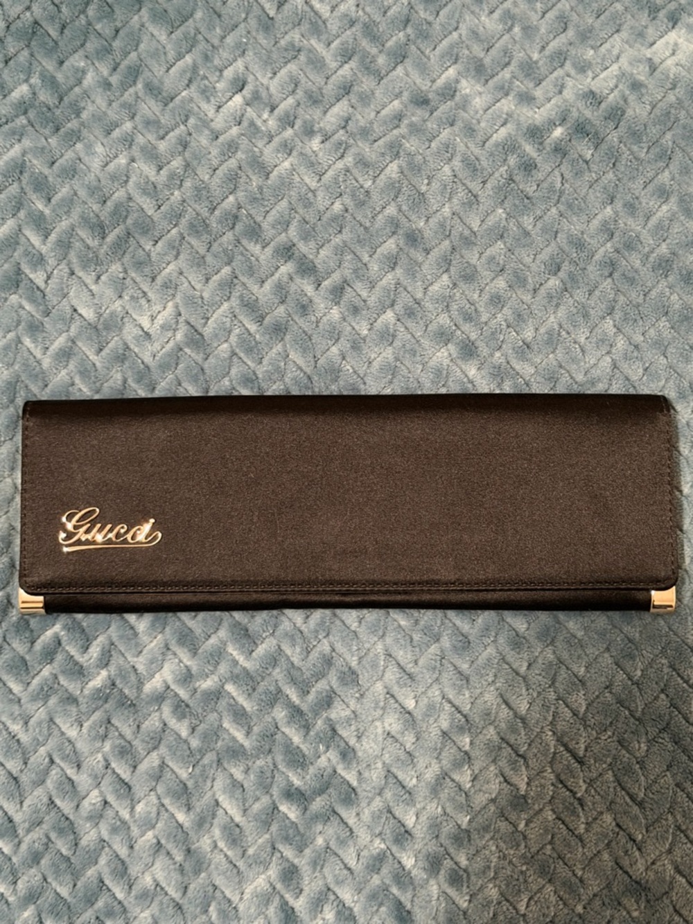 Gucci Vintage Satin Clutch Bag